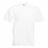 T shirt biały - friuit of the loom - nadruk jednostronny